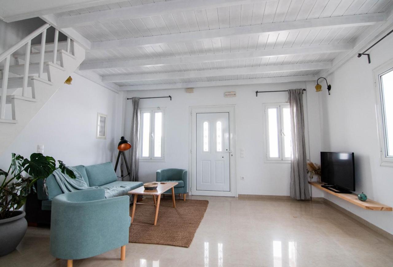 White Wave Villa, 3Min Walk From Beach Kamari  Luaran gambar