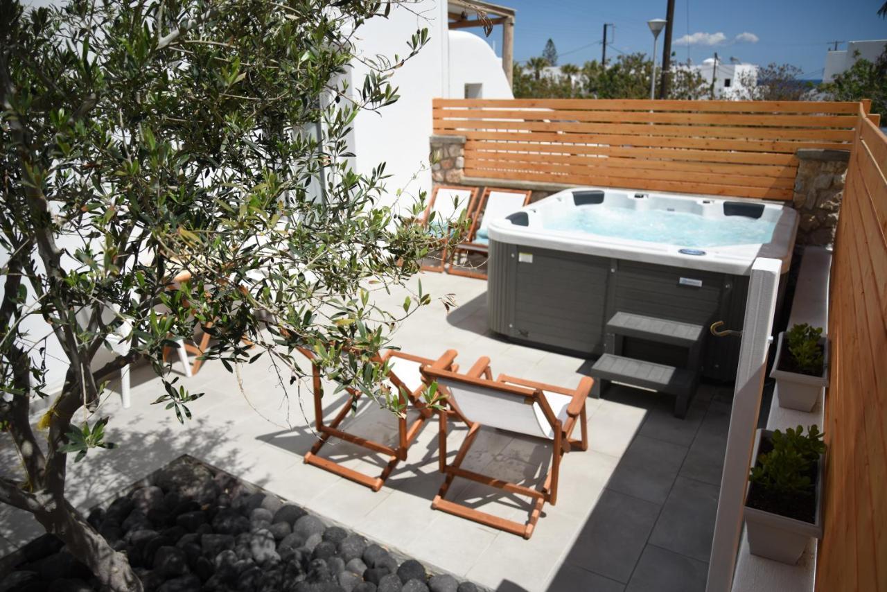 White Wave Villa, 3Min Walk From Beach Kamari  Luaran gambar