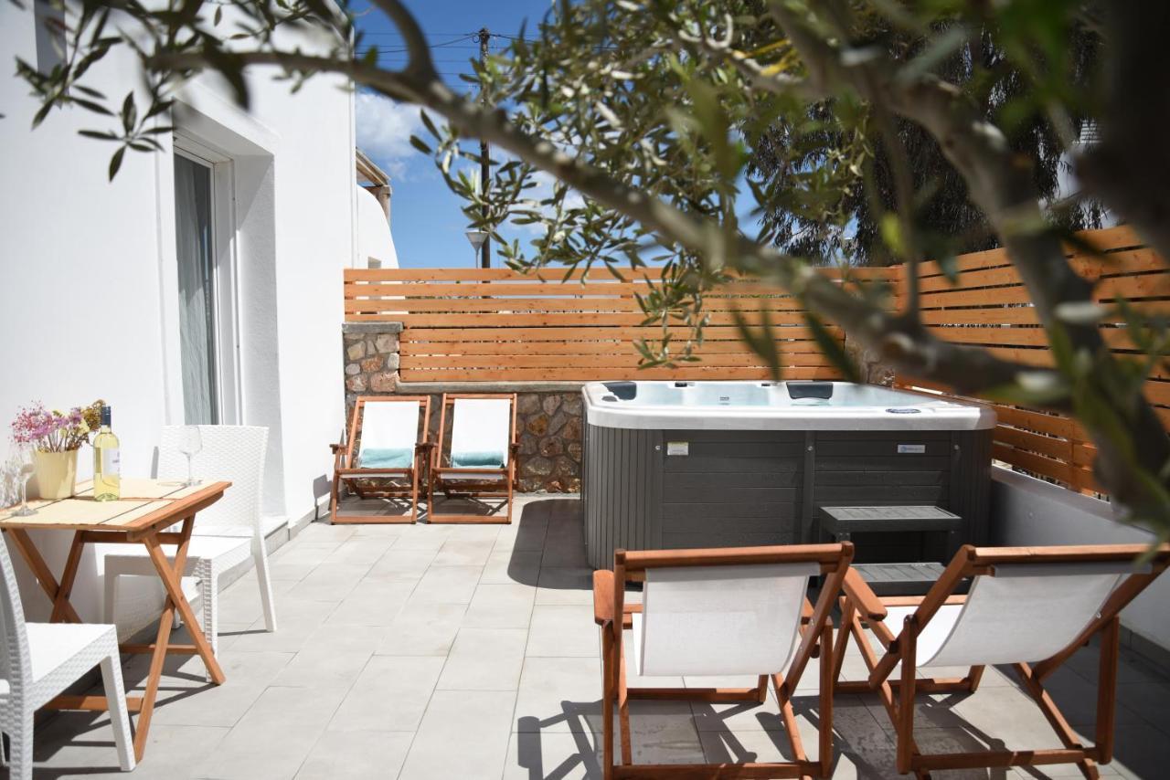 White Wave Villa, 3Min Walk From Beach Kamari  Luaran gambar